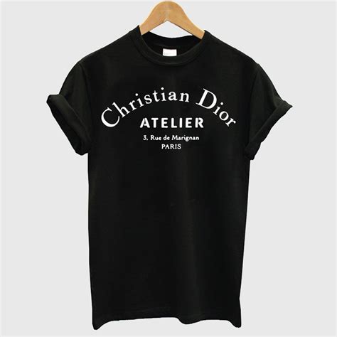 dior logo t shirt|christian Dior paris t shirt.